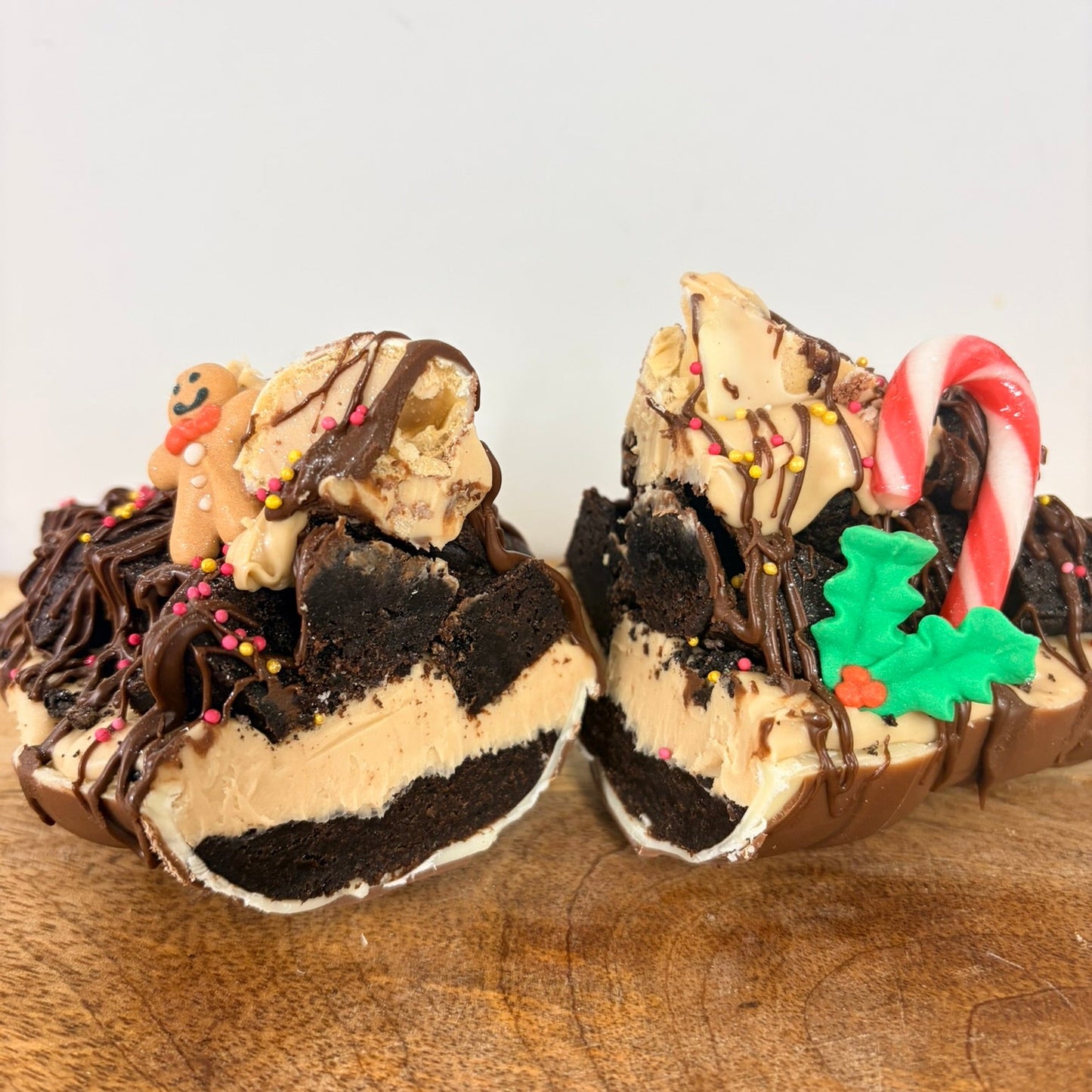 Stuffed Kinder Santa