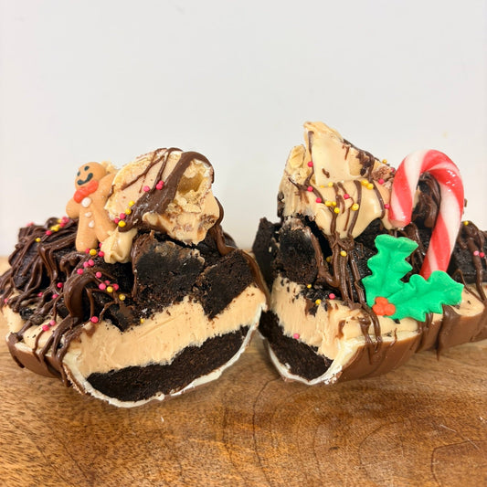 Stuffed Kinder Santa